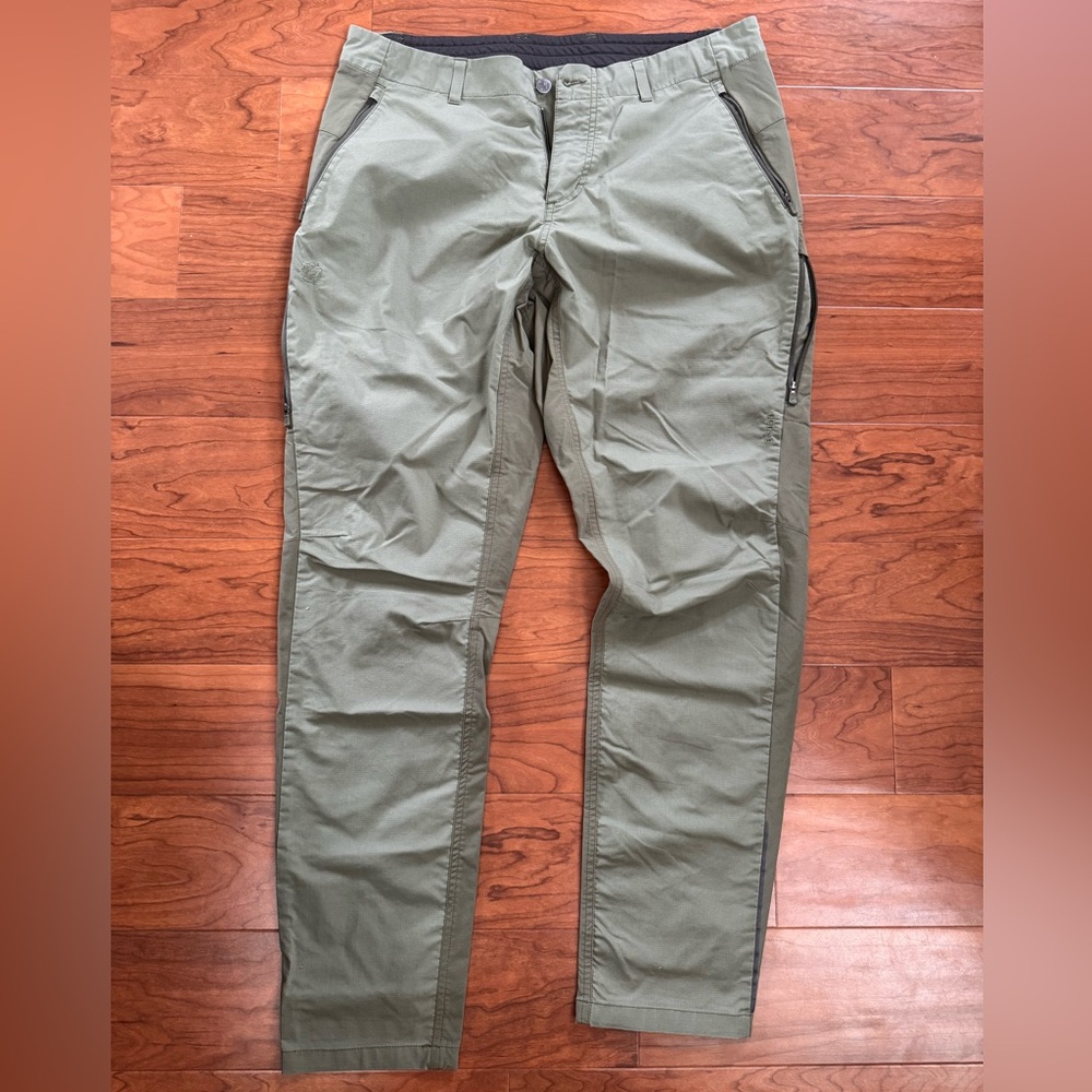 Fjallraven Olive Hiking Pants